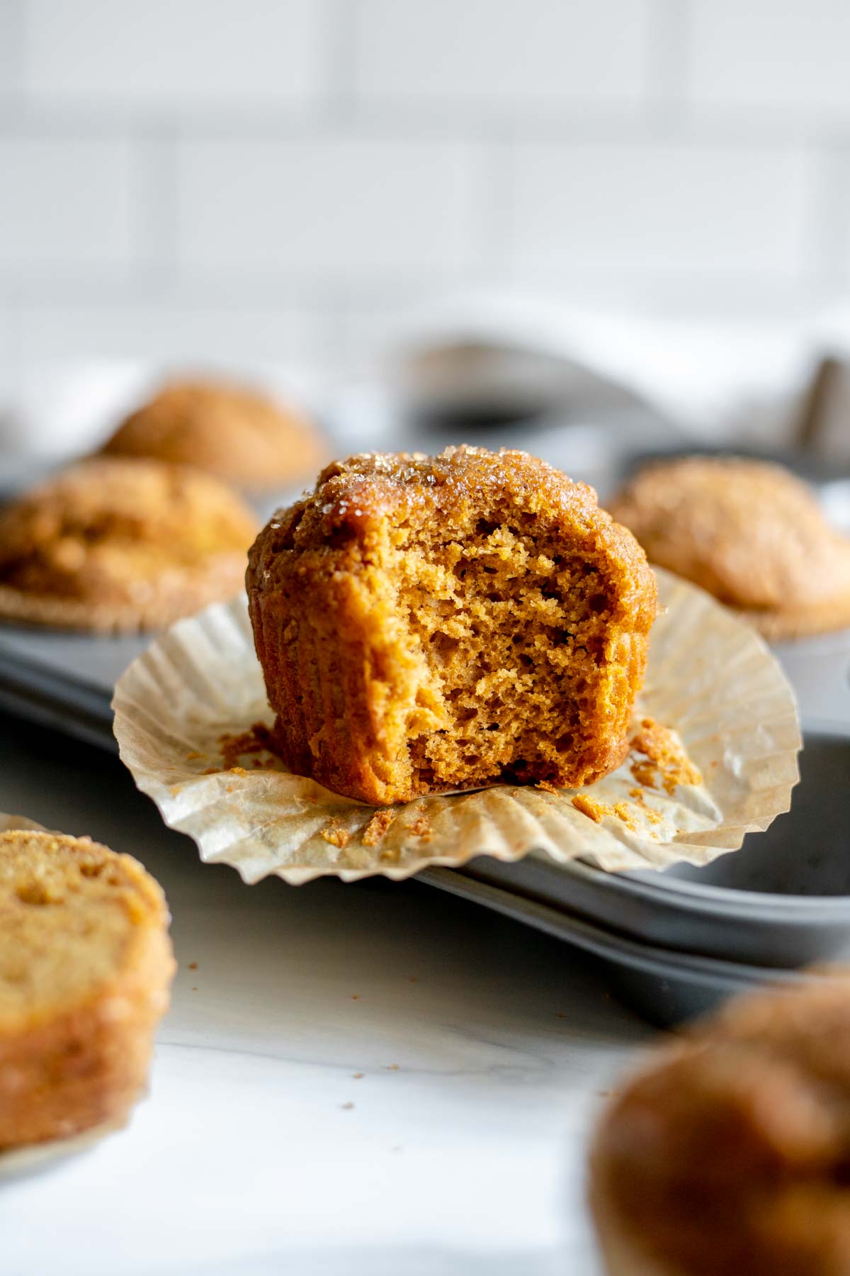 Spiced Pumpkin Muffins with Orange Zest