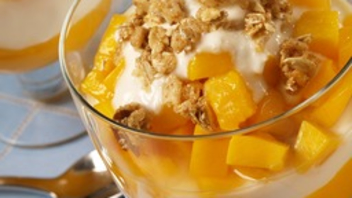 Whipped Coconut Mango Parfaits