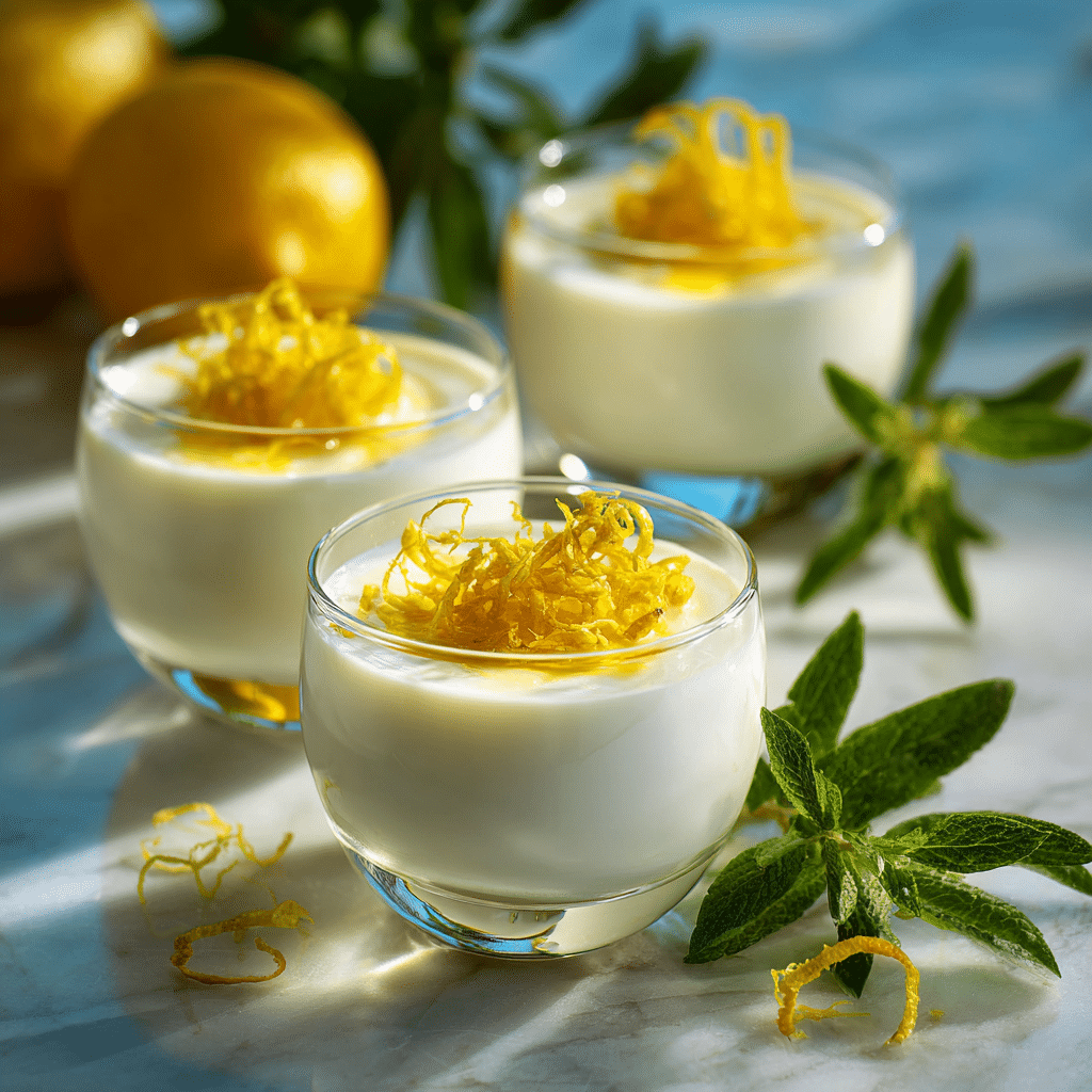 Sparkling Citrus Panna Cotta