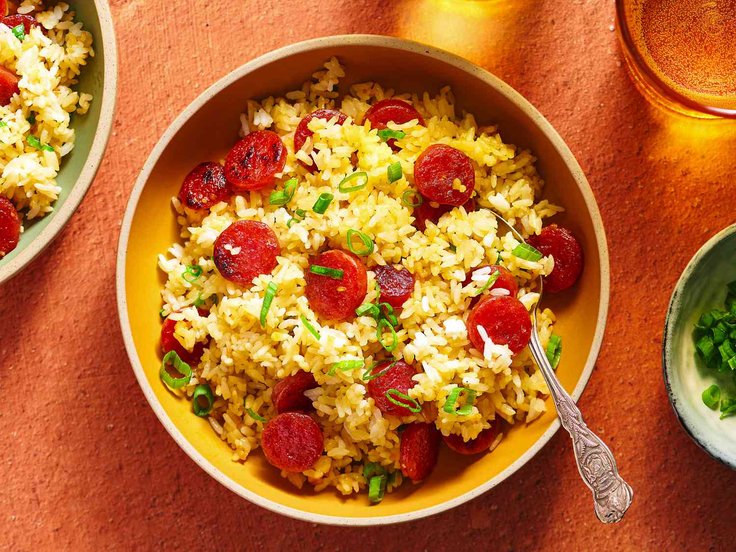 Savory Stir-Fried Rice with Chinese Sausage and Eggs