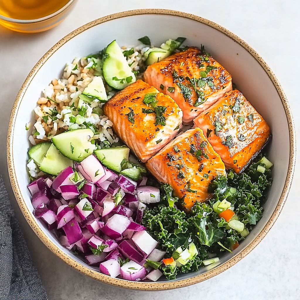 Salmon & Kale Power Bowl