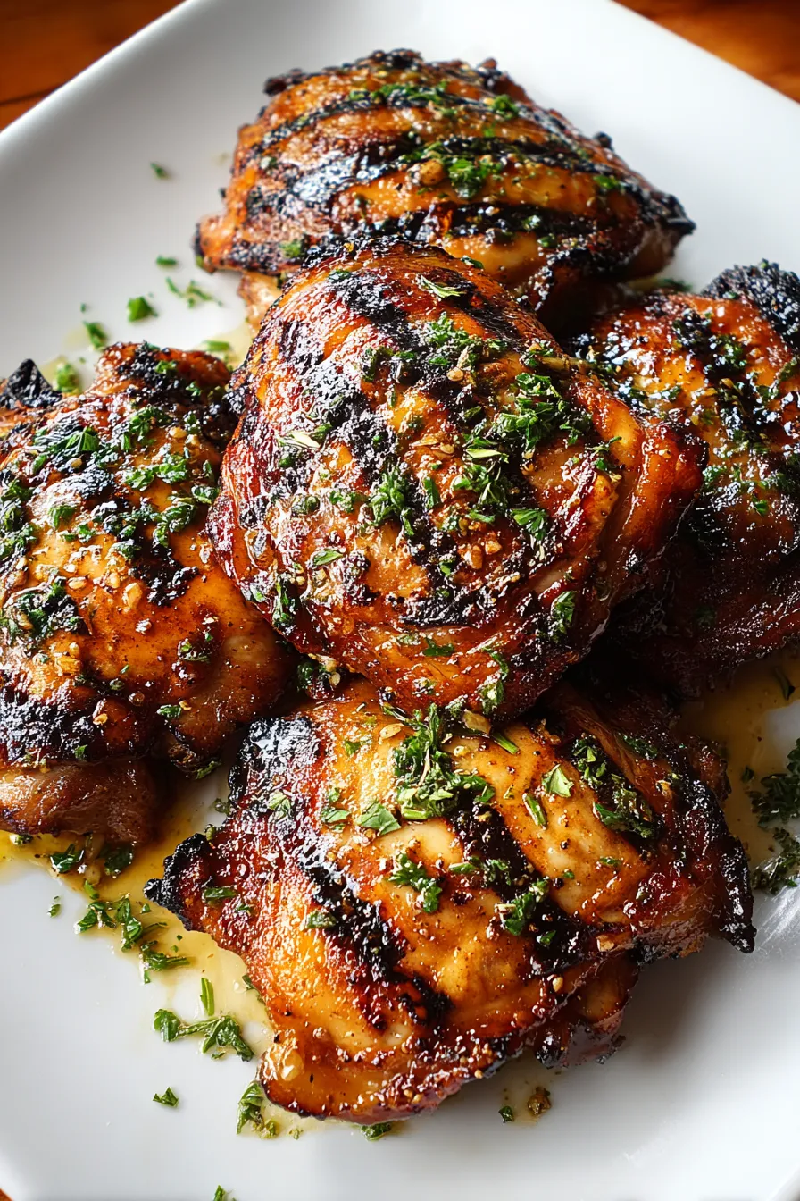 Puerto Rican Mojo-Marinated Grilled Chicken Thighs