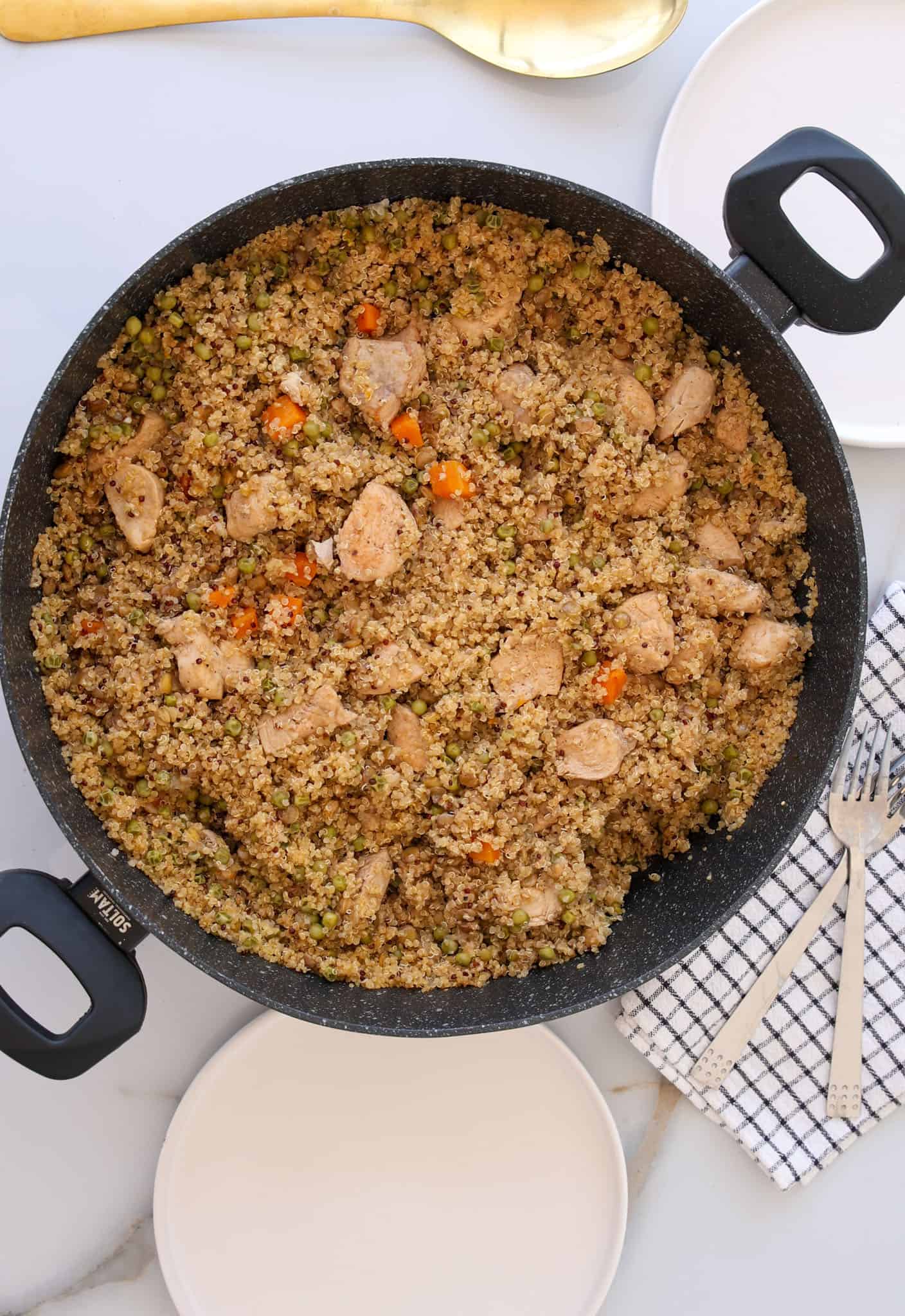 One-Pot Citrus Turmeric Chicken with Quinoa