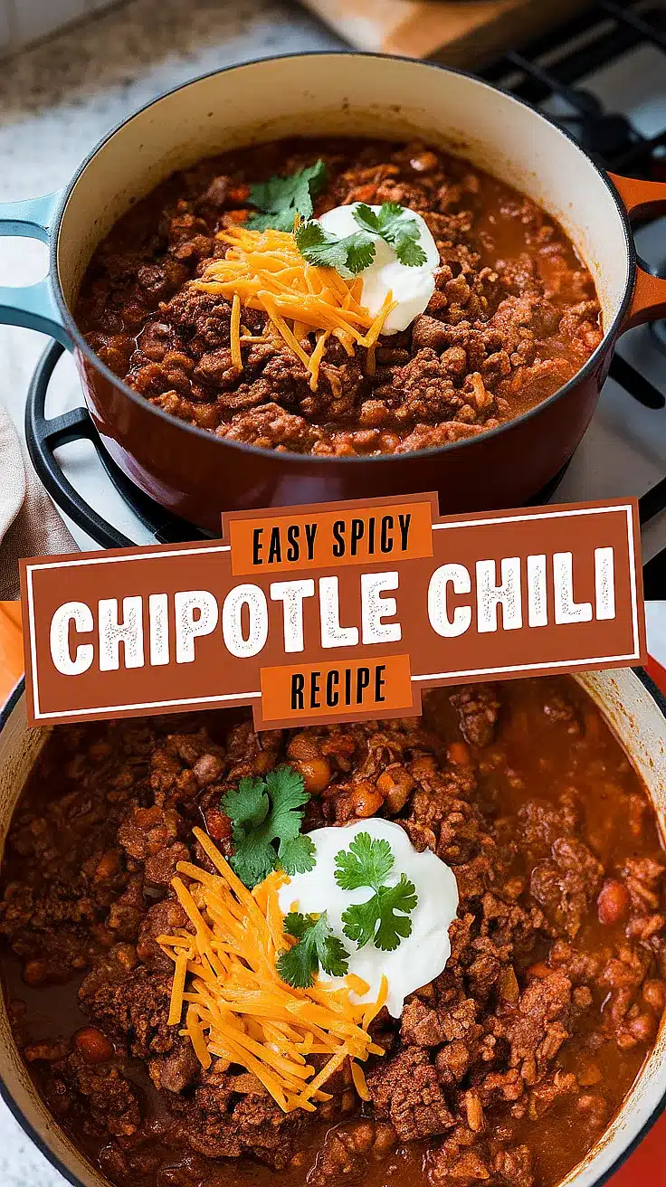 One-Pot Spicy Chipotle Beef Chili