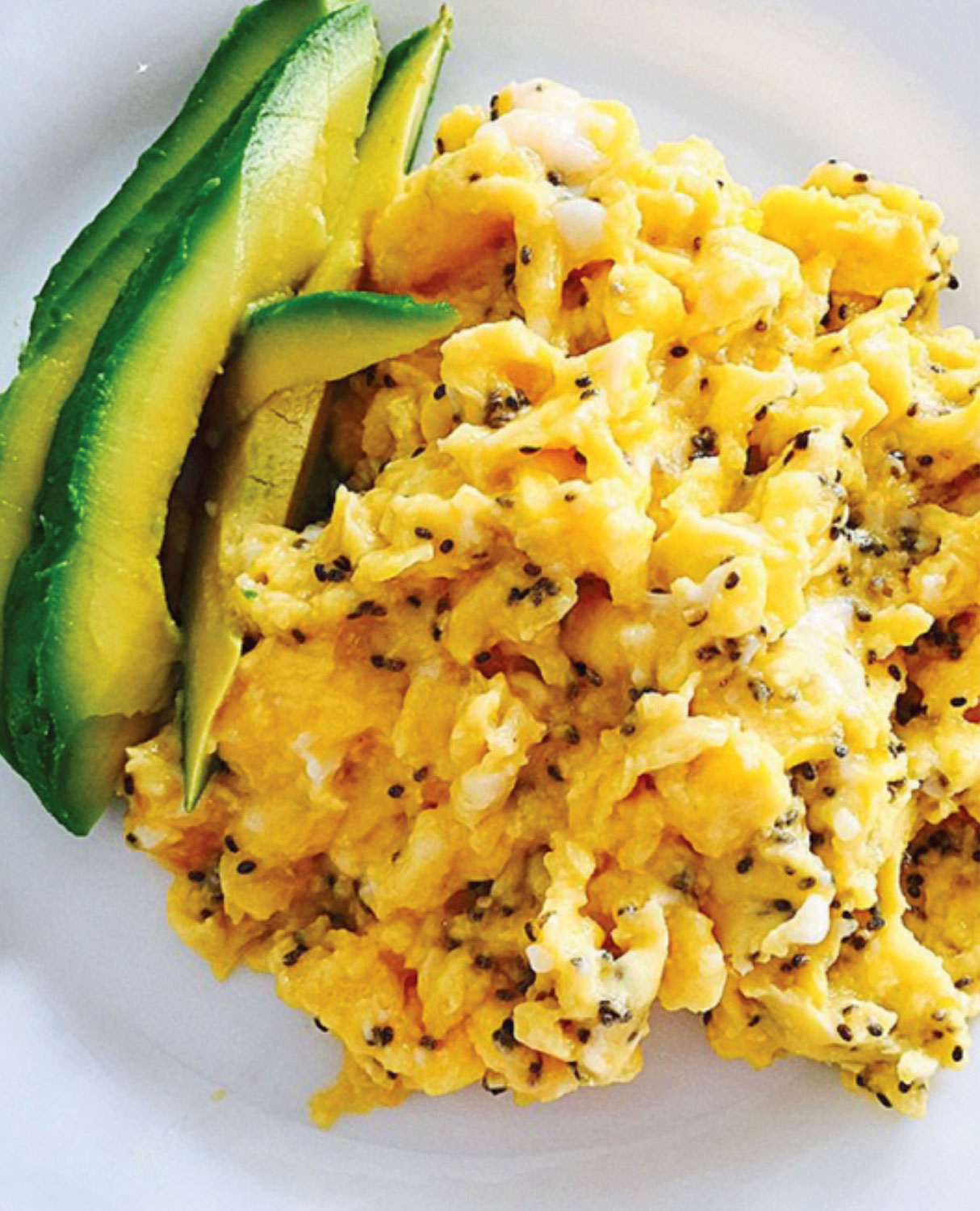 High-Protein Veggie Scramble with Chia Seeds