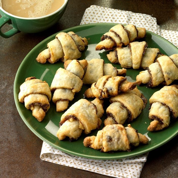 Apple and Date Rugelach with Cinnamon Sugar