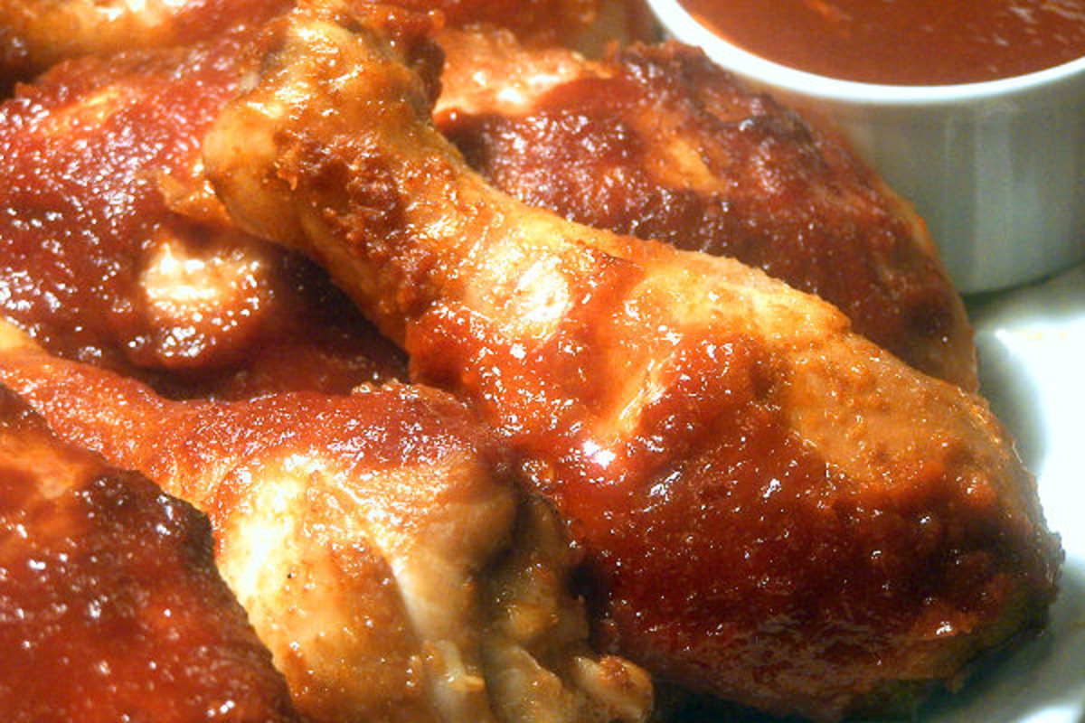 Grilled Bourbon-Marinated Chicken with Kentucky Honey Glaze