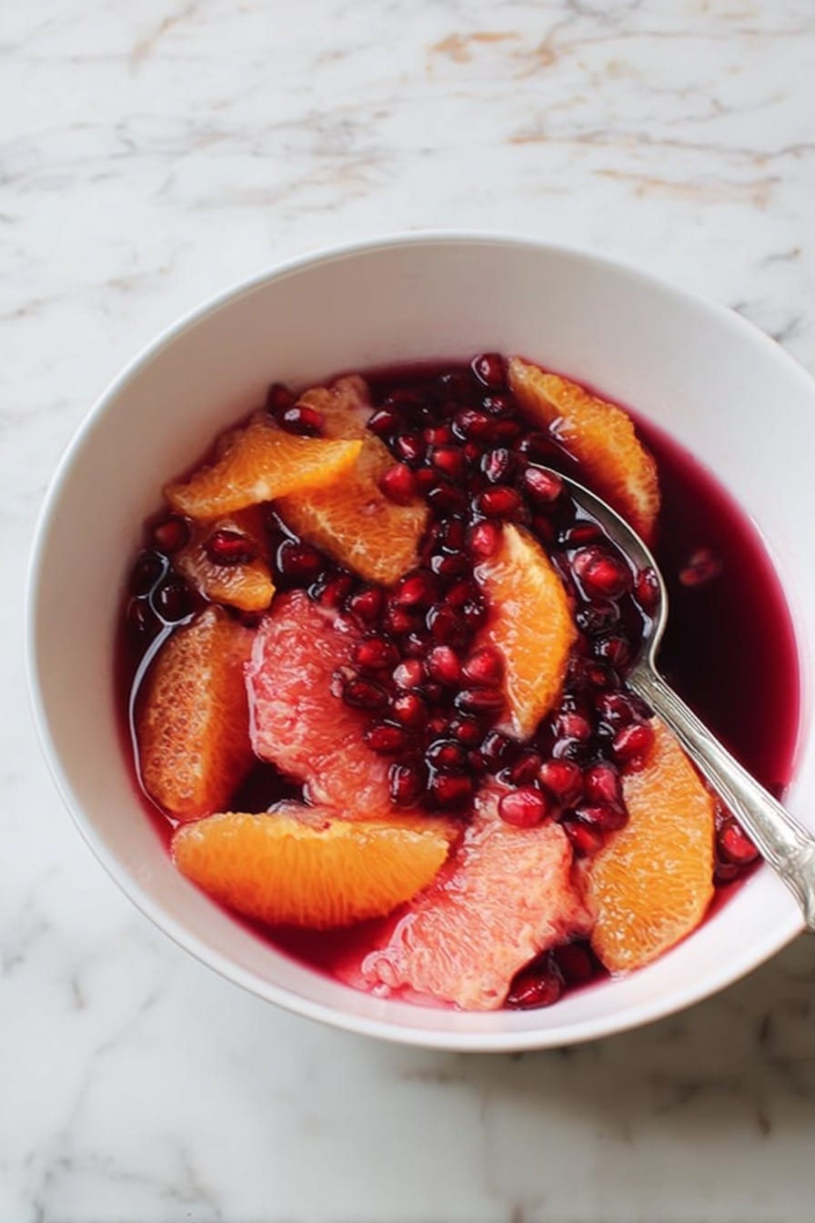 Winter Spiced Citrus Salad with Pomegranate