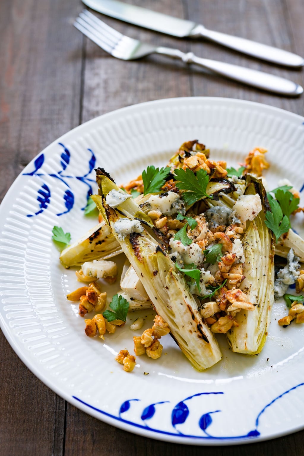 Charred Endive Salad with Citrus-Peel Vinaigrette