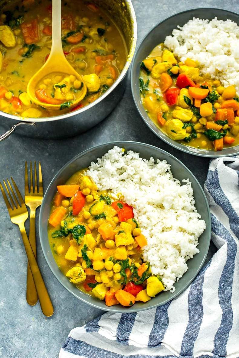 One-Pot Chicken and Butternut Squash Curry