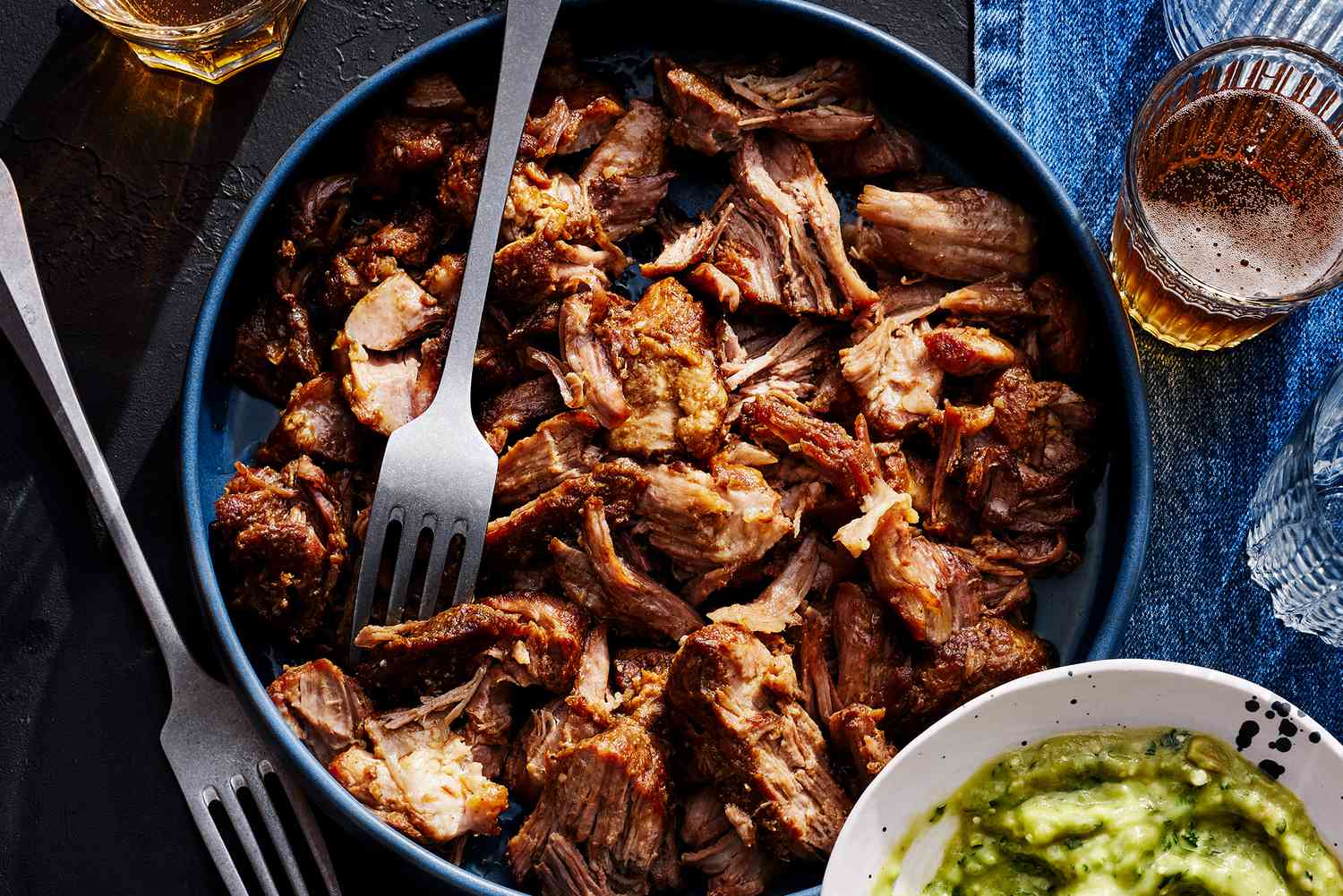 Carnitas with Spicy Peanut Glaze