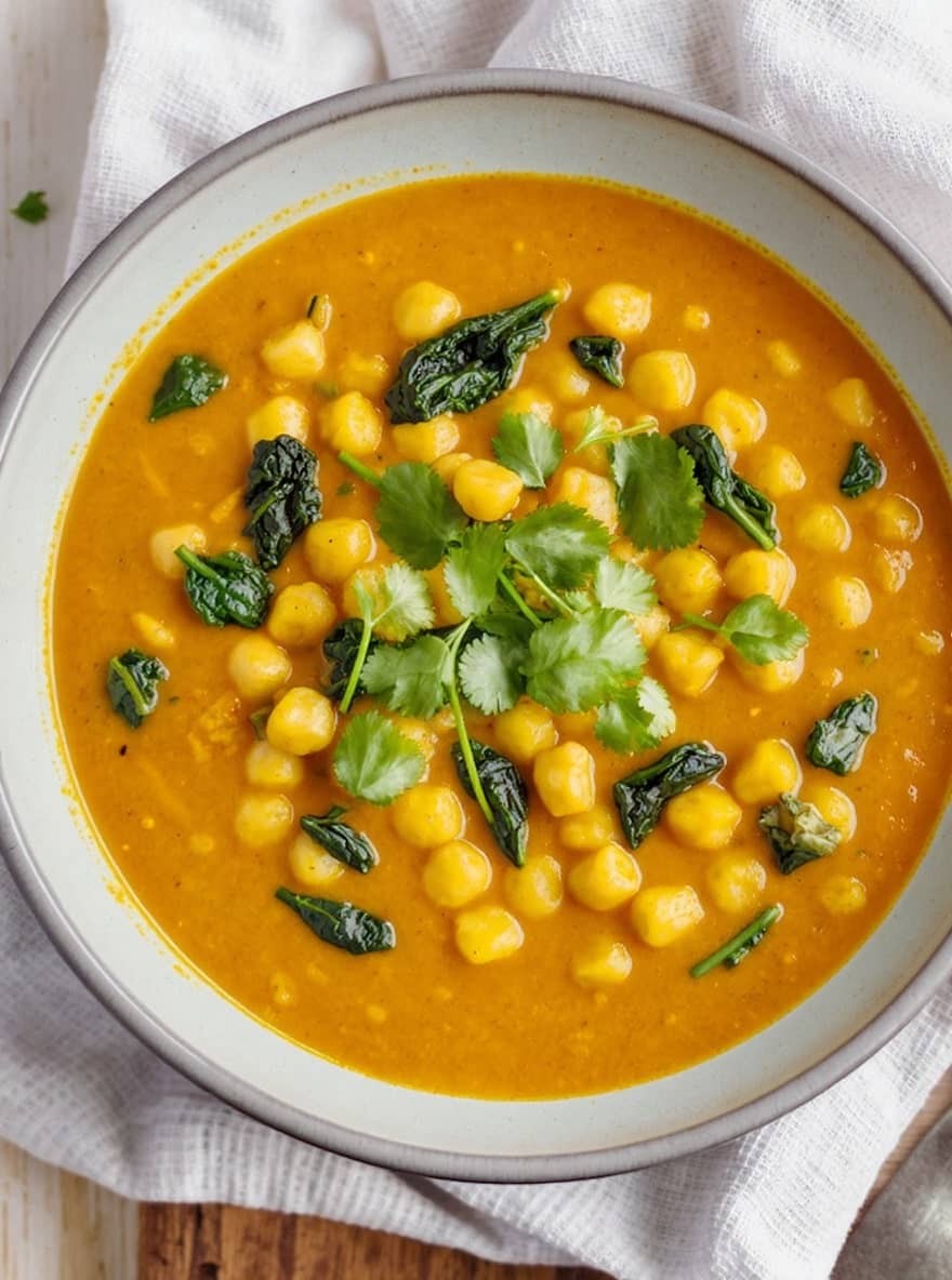 One-Pot Spicy Chickpea and Tomato Curry
