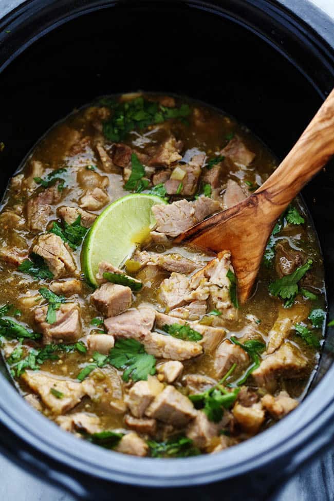 Slow-Cooked Chile Verde Pork Stew with Tomatillos