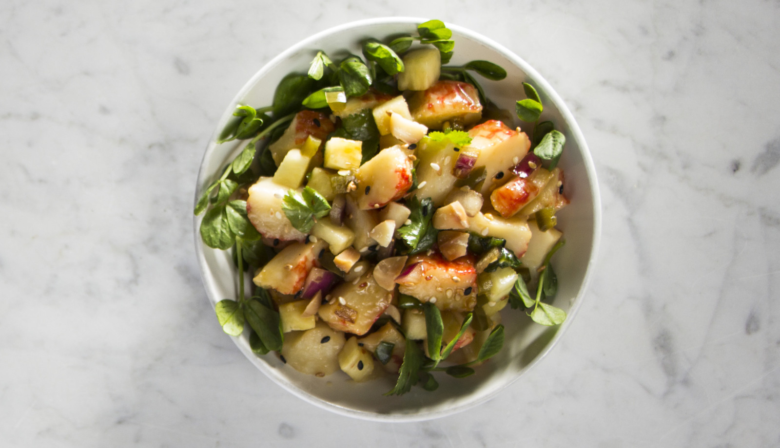 Tropical Poke Bowl with Tamarind Glaze