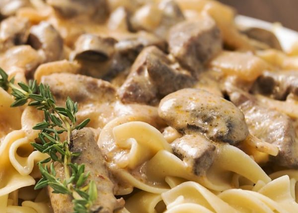 True-Bred Beef Stroganoff