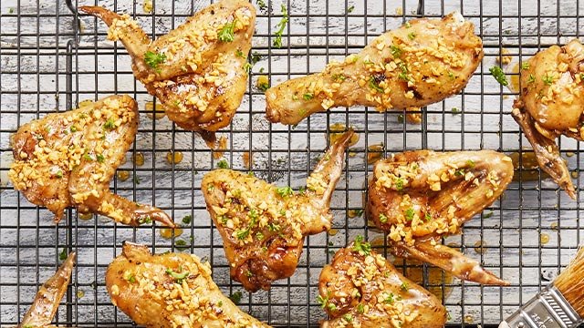 Buttermilk Fried Chicken with Honey-Garlic Glaze