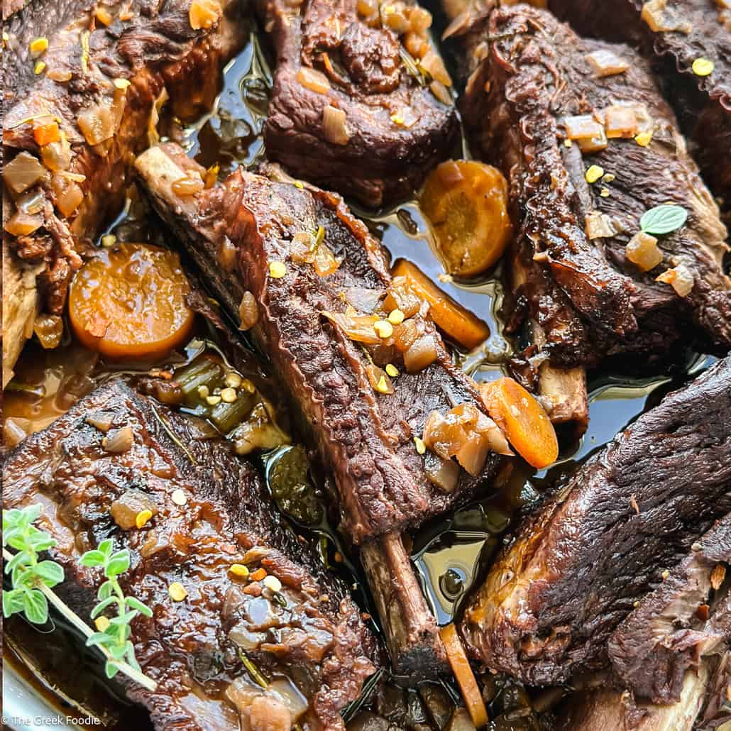Slow-Cooked Greek Beef Stifado with Sweet Onions and Red Wine