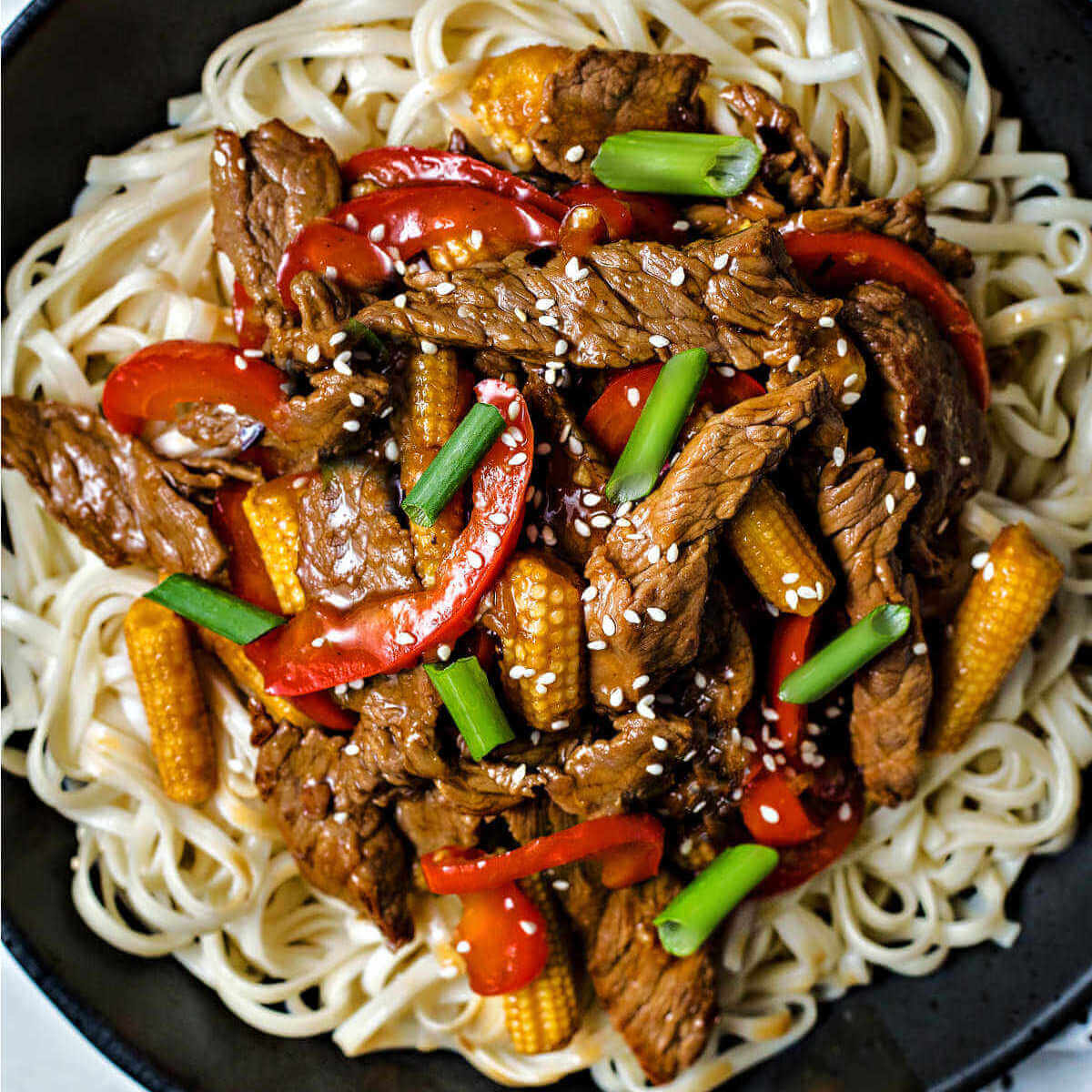 Spicy Korean-Inspired Beef Stir Fry with Garlic and Scallions