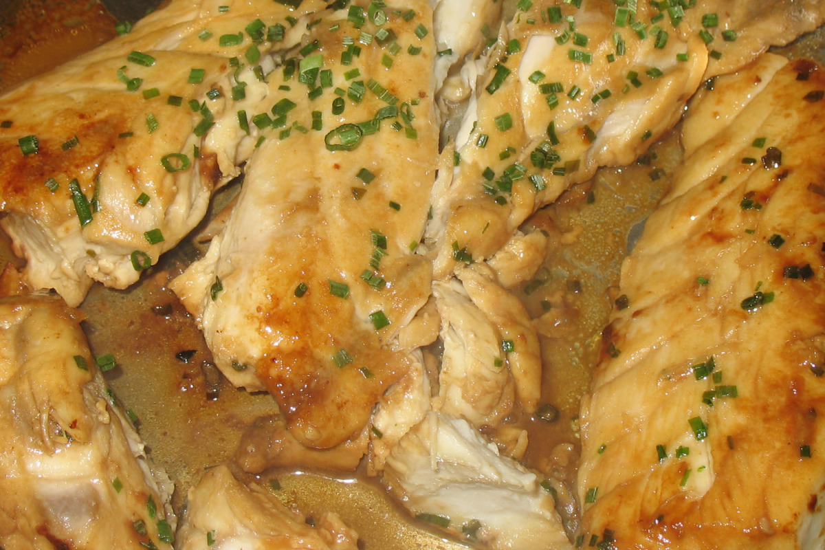 Mid-Cooked Sea Bass with Citrus and Herb Salad