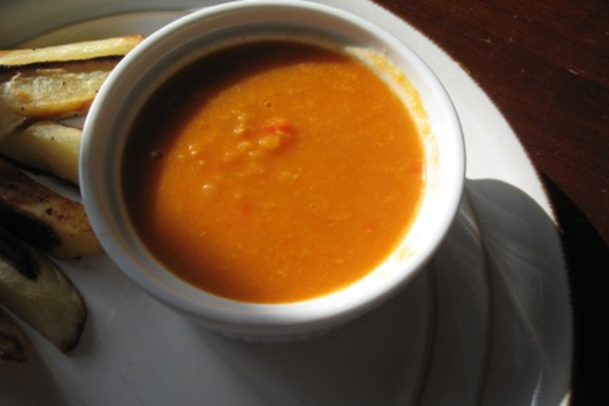 Four-Spice Lentil Soup with Mixed Vegetables