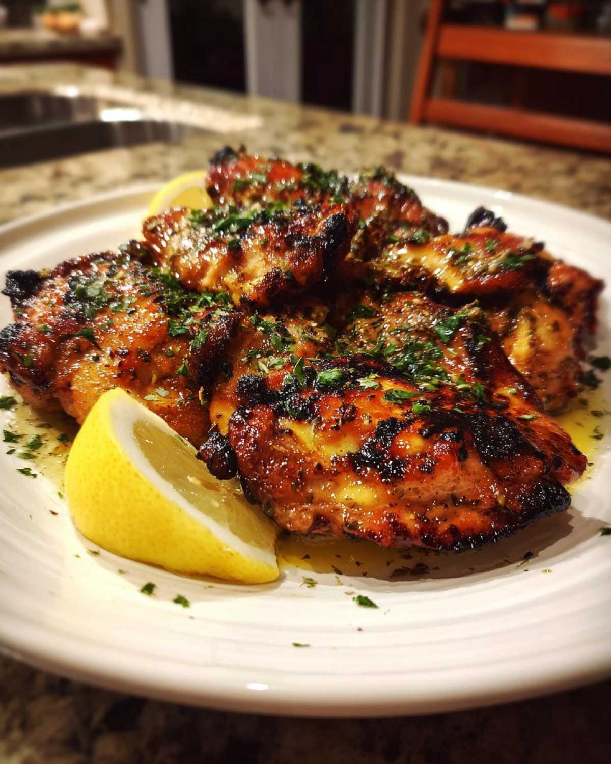 Lemon-Oregano Grilled Chicken with Greek Salad