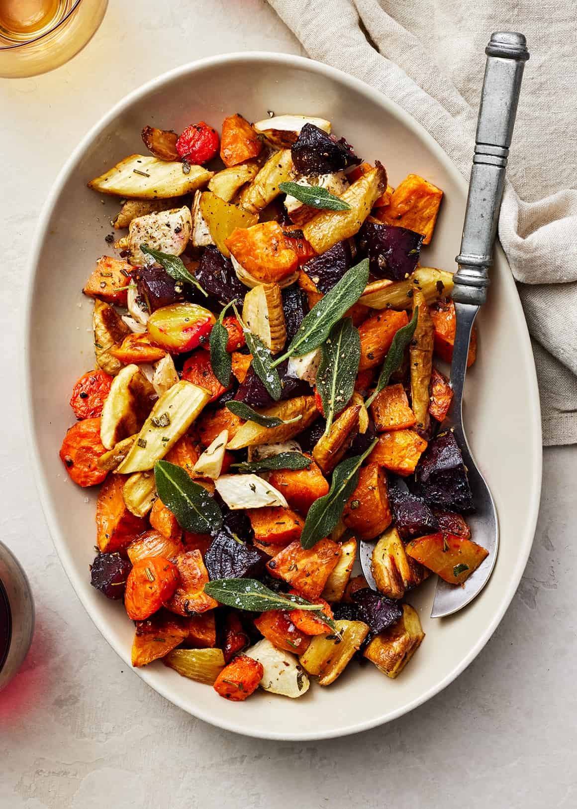 Herb-Roasted Root Vegetables with Olive Oil