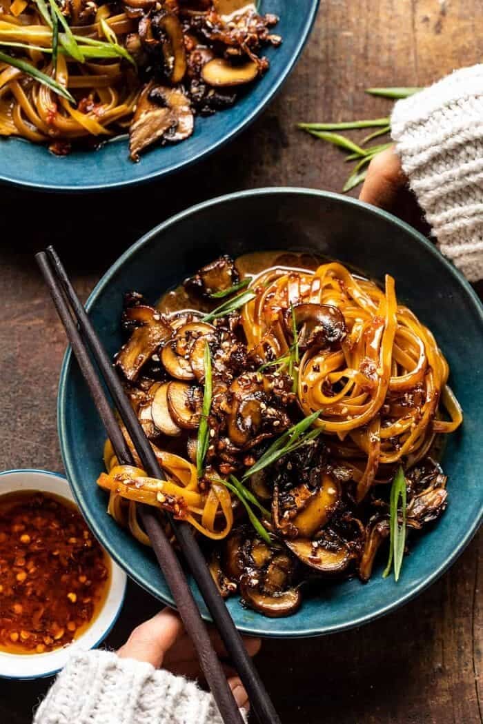 Ginger-Scallion Noodles with Sesame Dressing