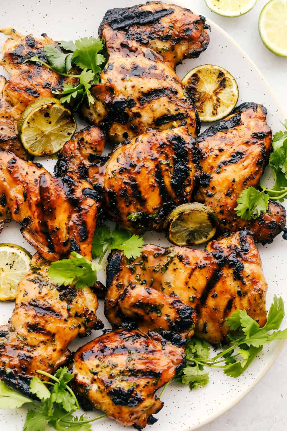 Honey-Lime Glazed Grilled Chicken with Cilantro Rice