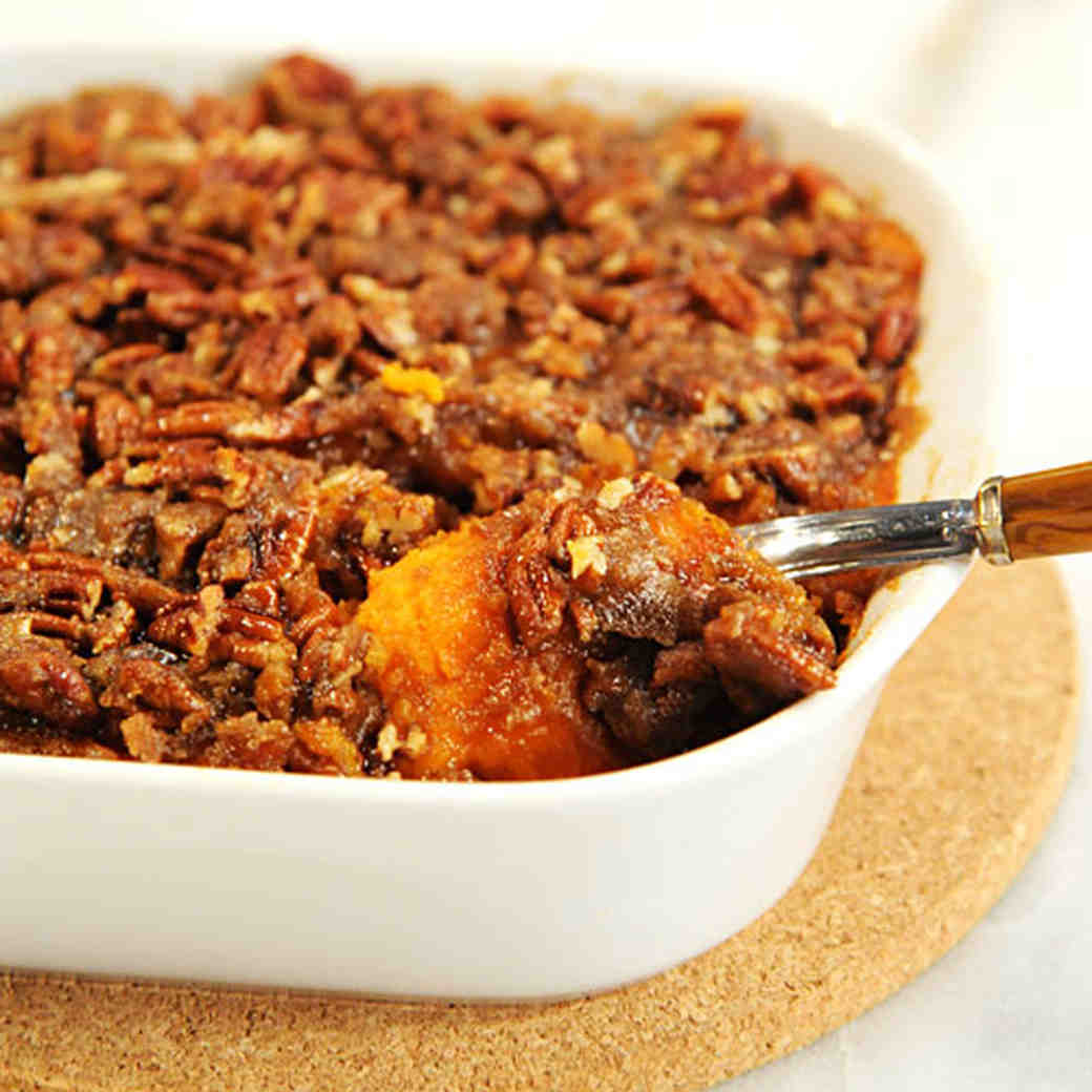 Candied Yams with Maple and Toasted Pecans