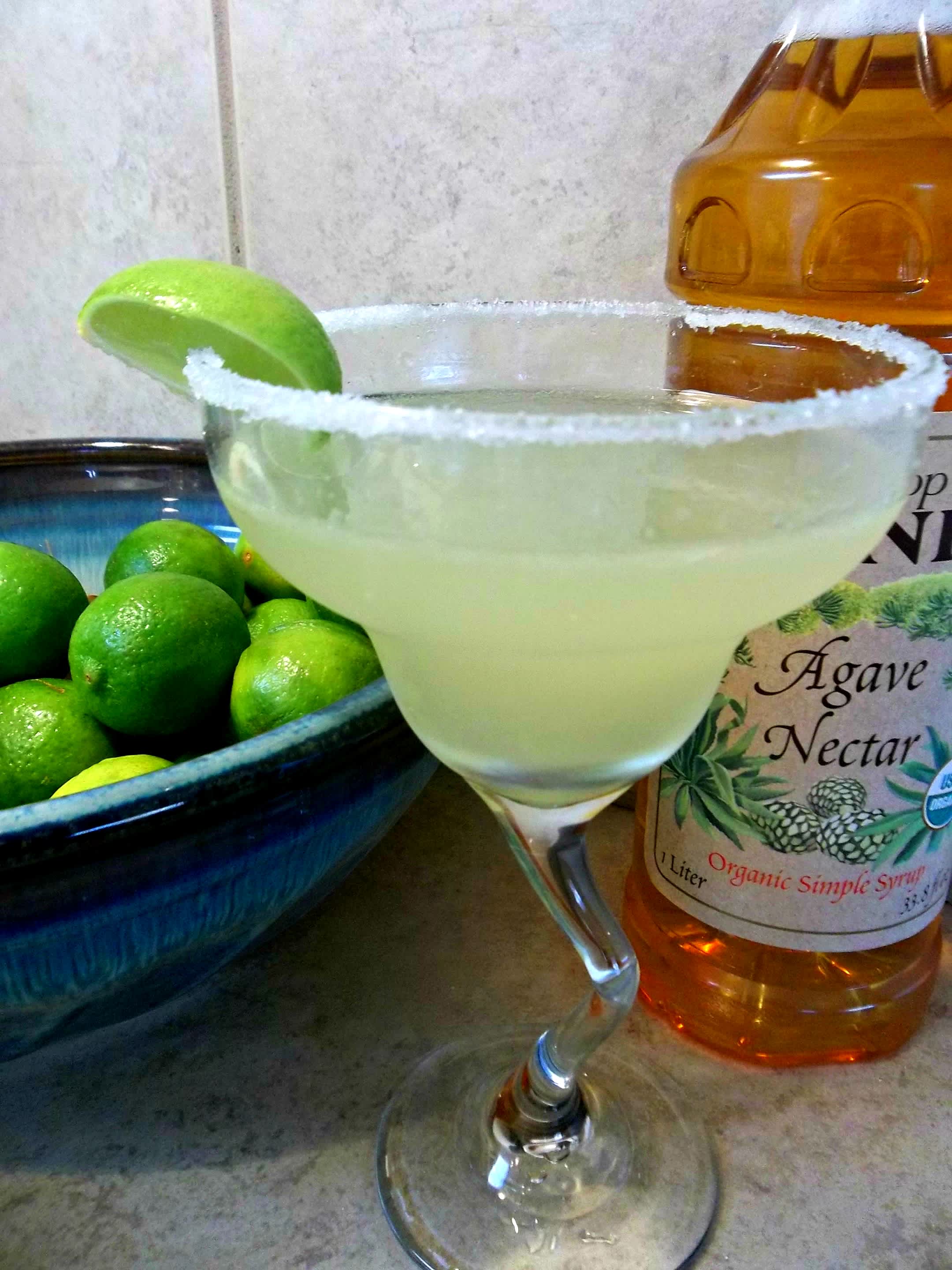 Agave-Sweetened Margarita with Lime and Triple Sec