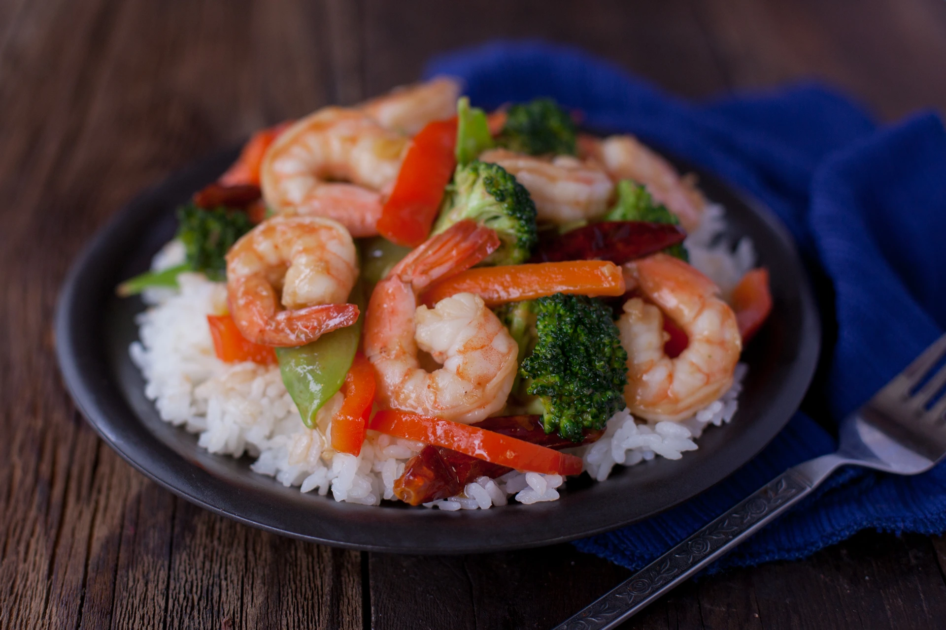 Stir-Fried Shrimp with Garlic and Vietnamese Fish Sauce