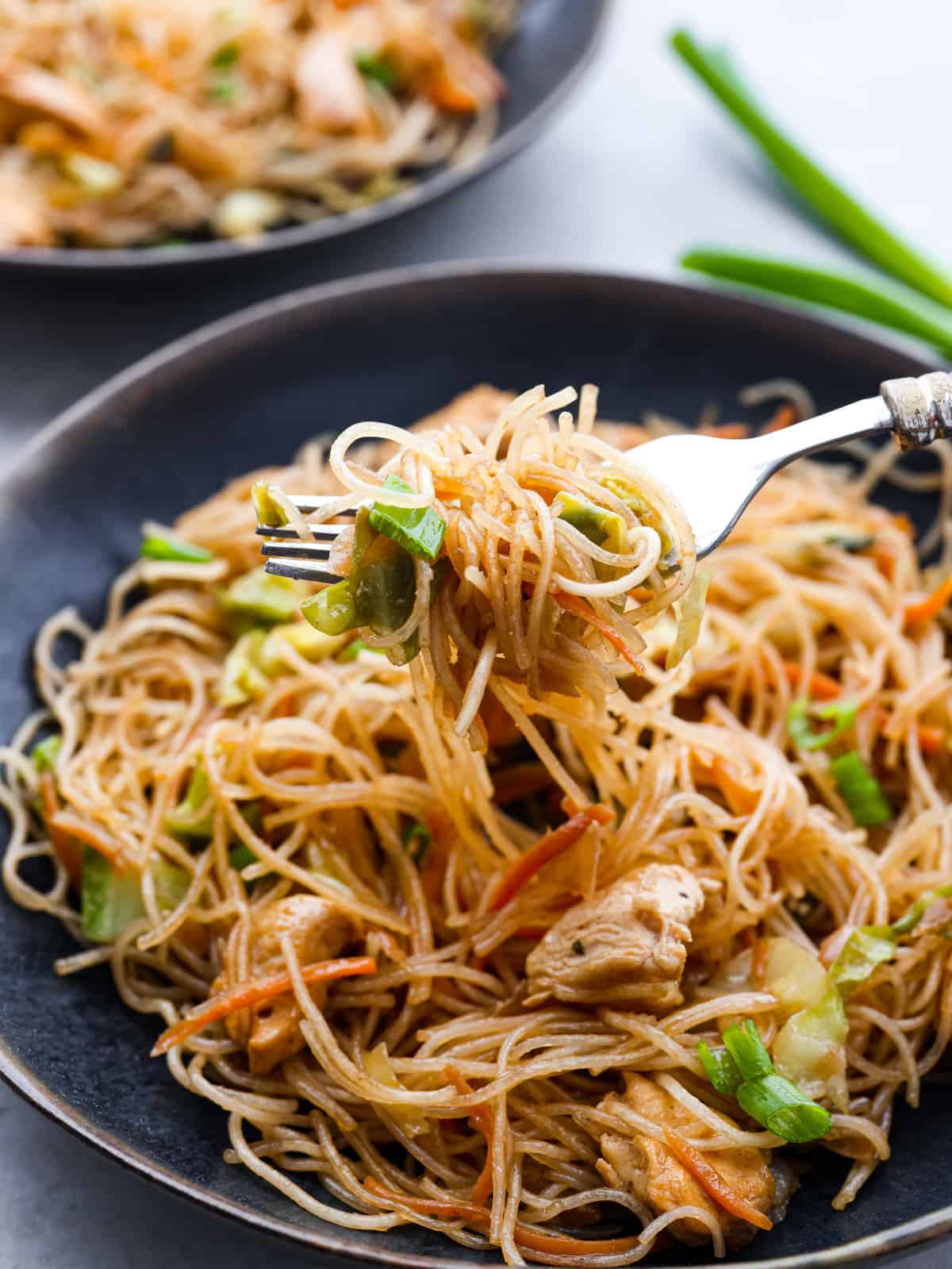 Savory Pork Pancit with Soy-Garlic Sauce