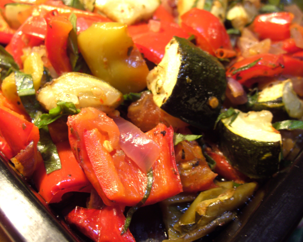 Italian Roasted Summer Vegetable Ratatouille