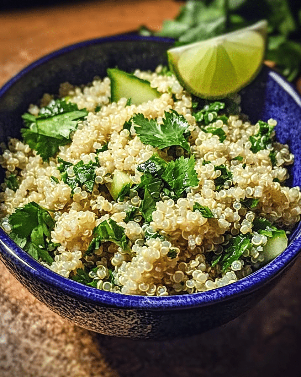 Cilantro-Lime Quinoa Salad with Multilingual Inspired Flavors