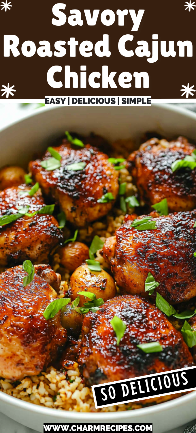 Roasted Cajun-Spiced Chicken Thighs with Smoky Tomato Gravy