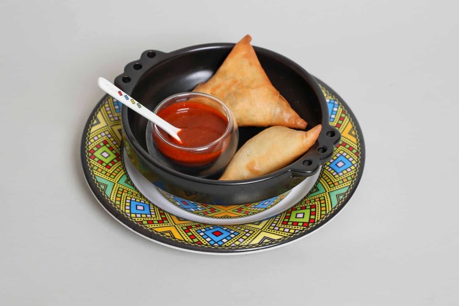 Ethiopian-Inspired Spiced Lentil and Beef Sambusa