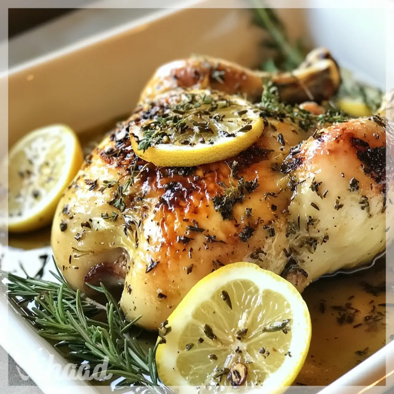 Layered JavaScript-Inspired Lemon Herb Roasted Chicken