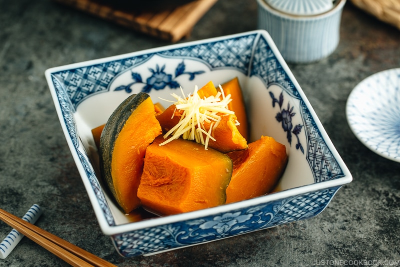 Japanese-Style Pumpkin Nimono with Miso and Maple