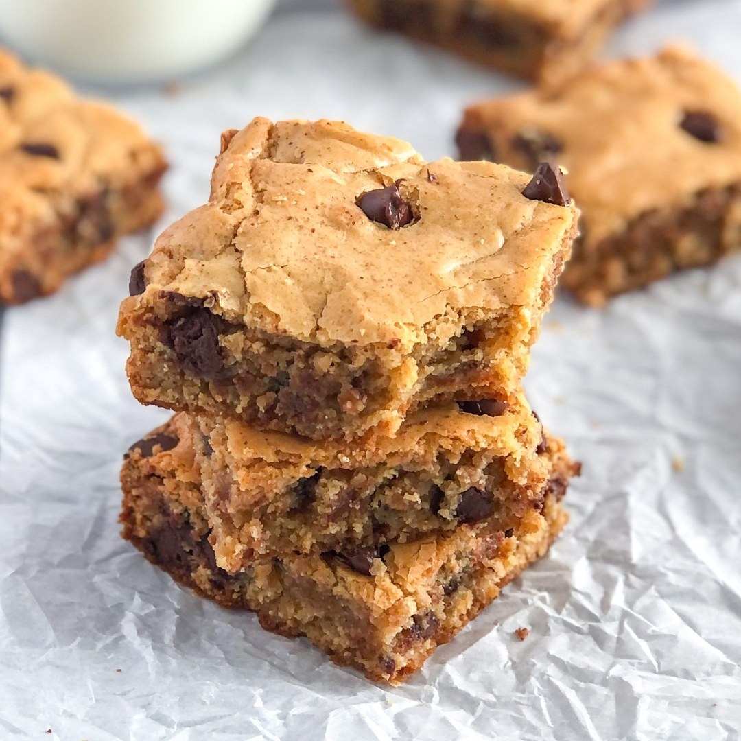 Almond Butter Sheet Pan Cookie Bars