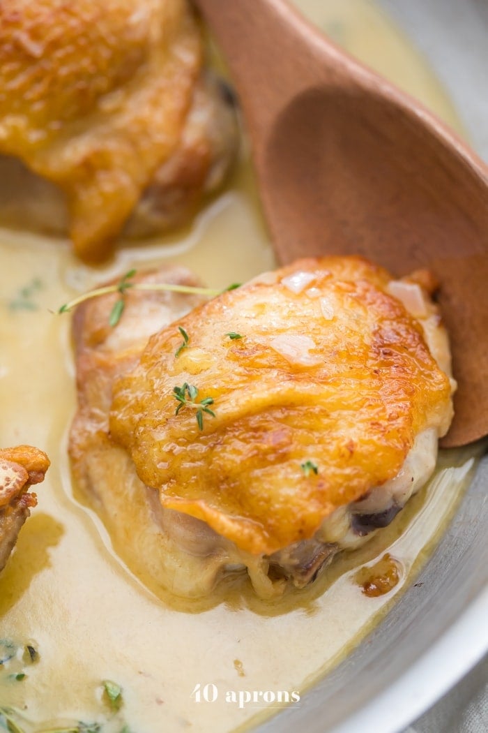 Pan-Seared Chicken Thighs with Citrus-Herb Sauce