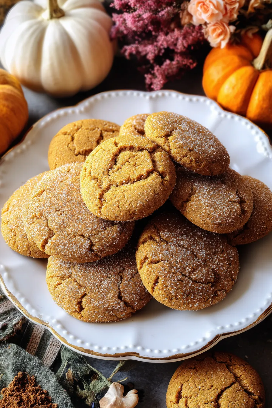 Pumpkin-Spiced Sugar Cookies with Orange Zest