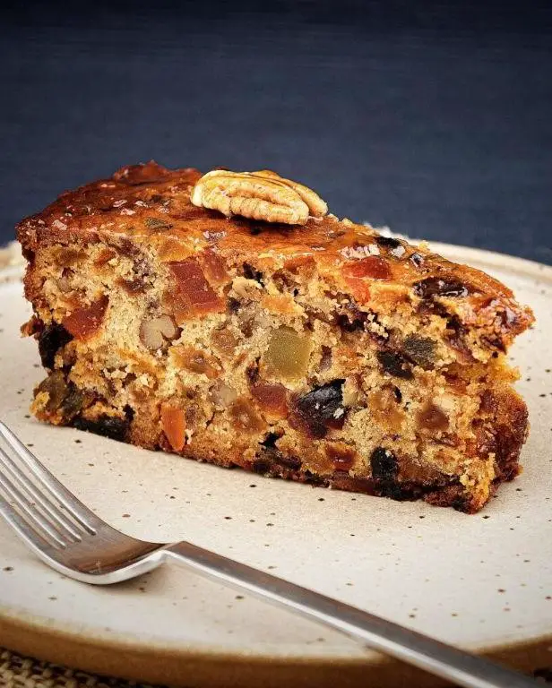 Rum-Soaked Tropical Fruit Cake