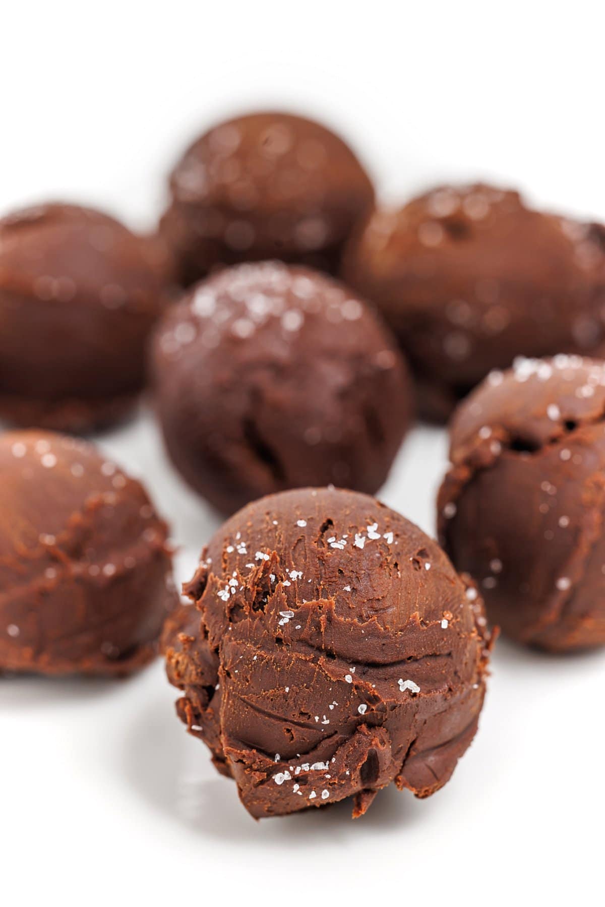 Handmade Artisanal Chocolate Truffles with Sea Salt