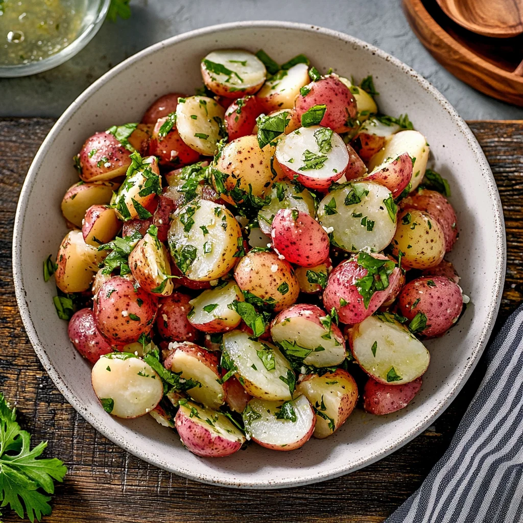 Memorial Day Picnic Potato Salad with Dijon Vinaigrette