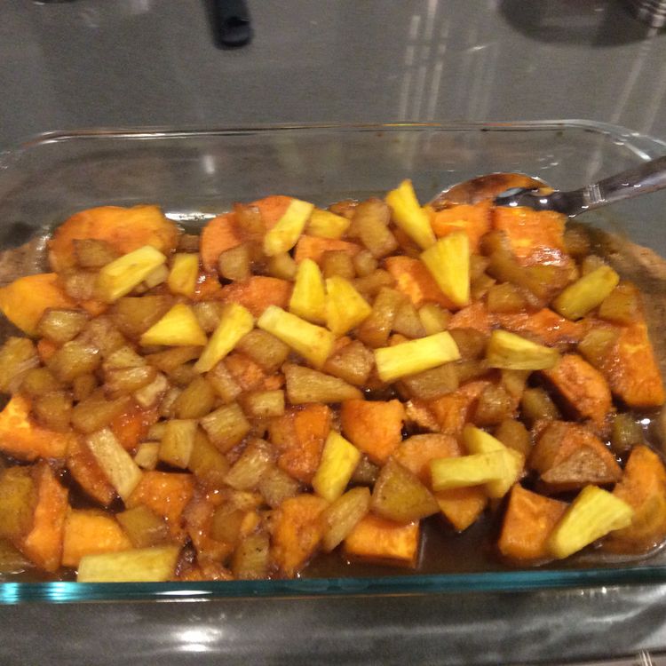 Curried Pineapple and Sweet Potato Stew