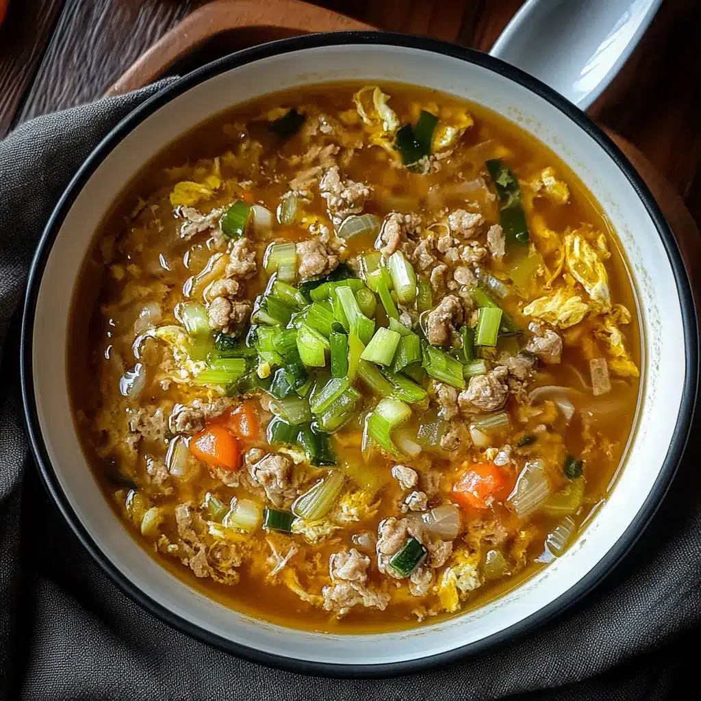 One-Pot Egg Roll in a Bowl with Ground Pork and Cabbage