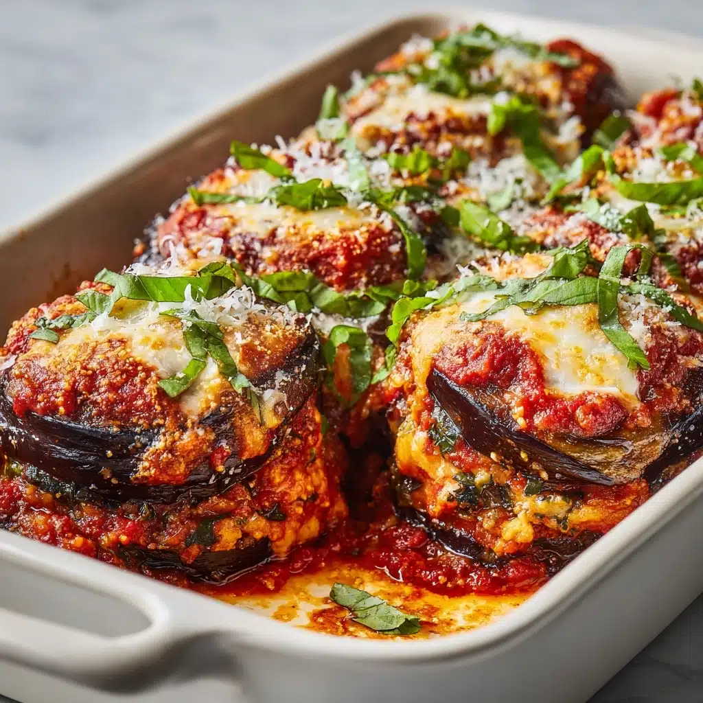 Italian Oven-Baked Eggplant Parmesan