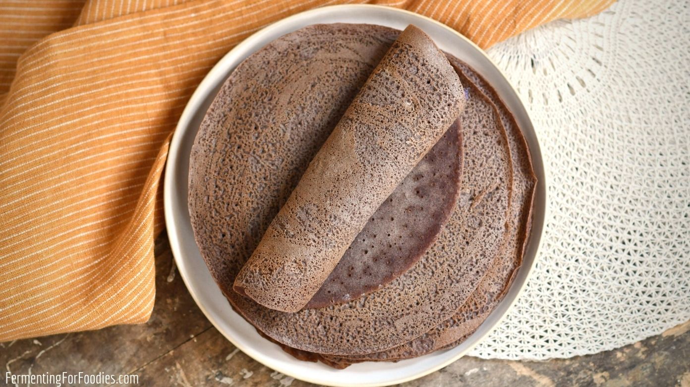 Hand-Rolled Injera Flatbread with Teff Flour