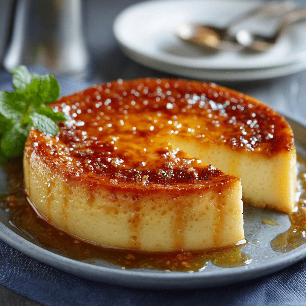 Quesillo Venezuelan Flan with Caramel Drizzle