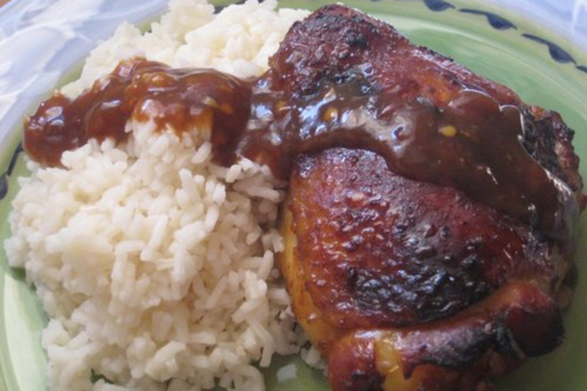 Pan-Seared Chicken Thighs with Garlic and Soy Glaze